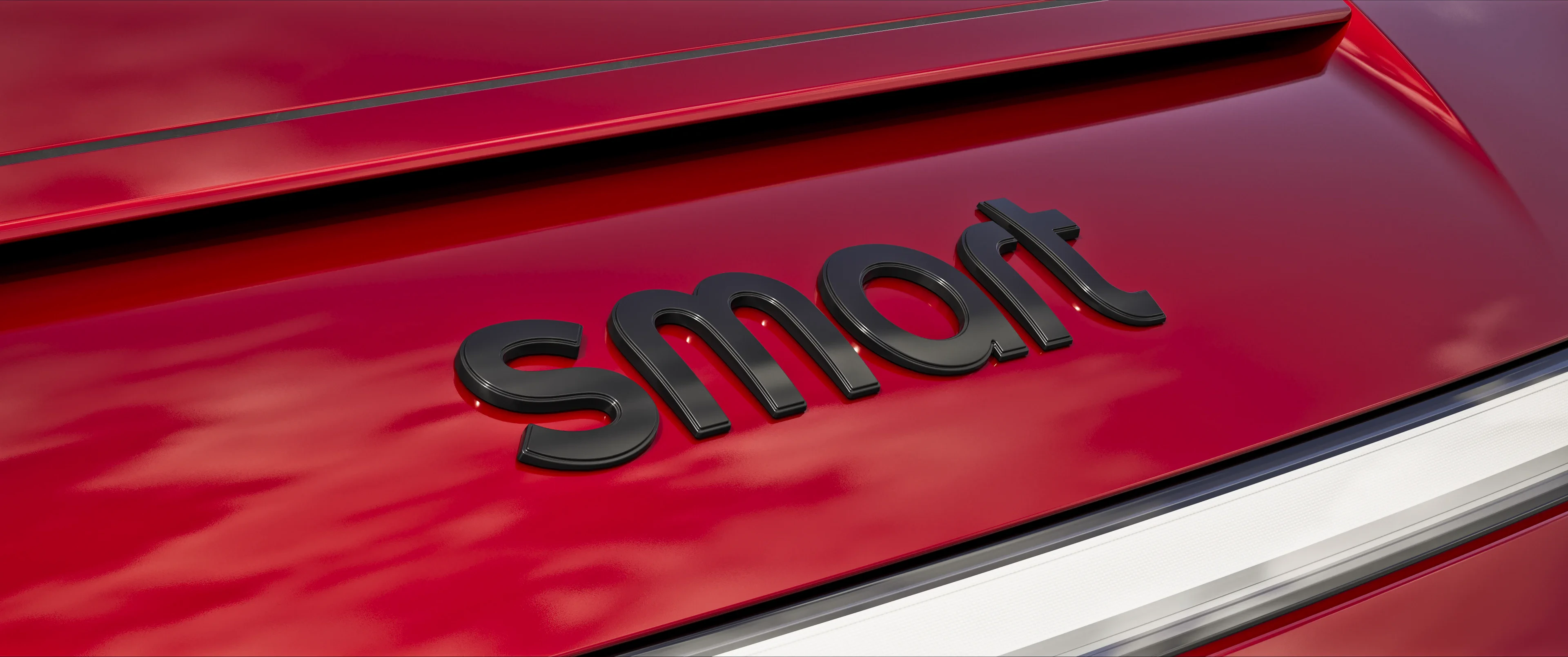 Red Smart #3 exterior presentation study